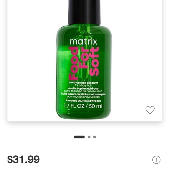 NWT Matrix Food For Soft Food For Soft Multi-Use Hair Oil Serum 1.7 oz - Picture 5 of 5